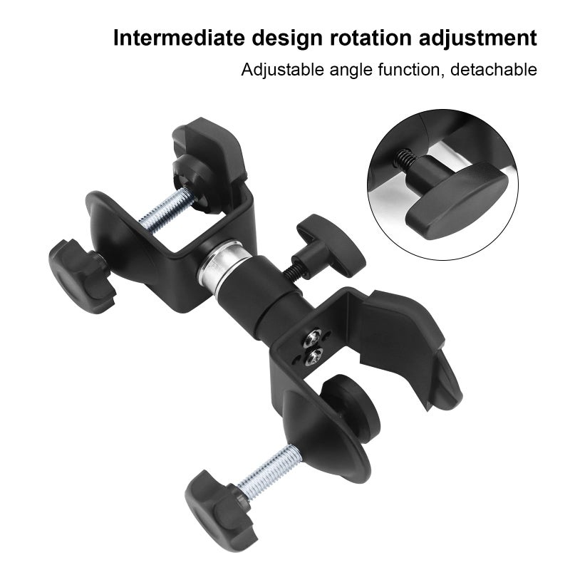 Hooshion Umbrella Chair Clamp for Cameras, Black, Tripod Mount - Image 5